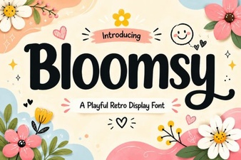Bloomsy Font: a Creative Touch for Your Projects