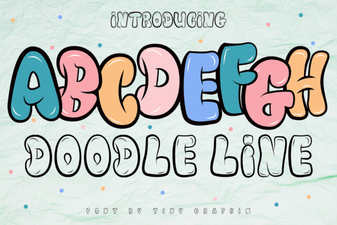 Creative Projects with a Doodle Line Font