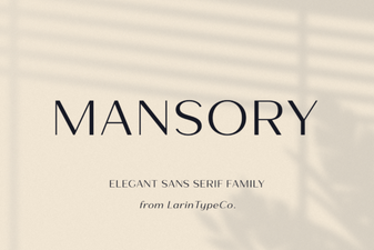 Mansory Font: Elegant Design & Free Download