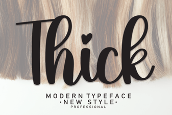 Thick Font Design: Adding Impact to Your Projects